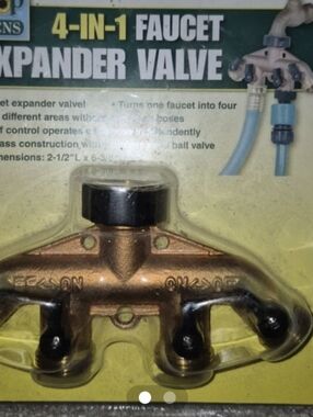 4-in-1 Faucet Expander Valve